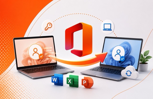 Jak přenést licenci Office na nový počítač