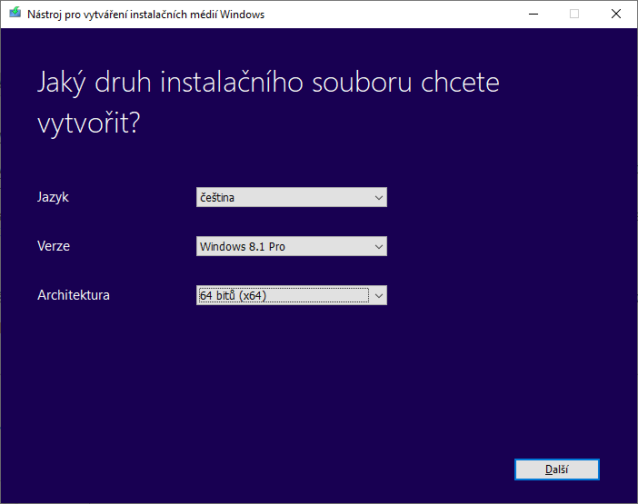 Nástroj na bootovatelne usb windows 8.1 cesky download