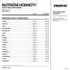 Optimal Hydro Whey BANÁN (page 2) 2250g nutritional composition