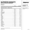 Optimal Hydro Whey LATTE MACCHIATO (page 2) 2250g nutritional composition