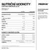 CFM Clean VANILKOVÉ LATTE nutritional composition