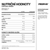 CFM Clean JAHODA nutritional composition