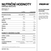 CFM Clean CHAI LATTE nutritional composition