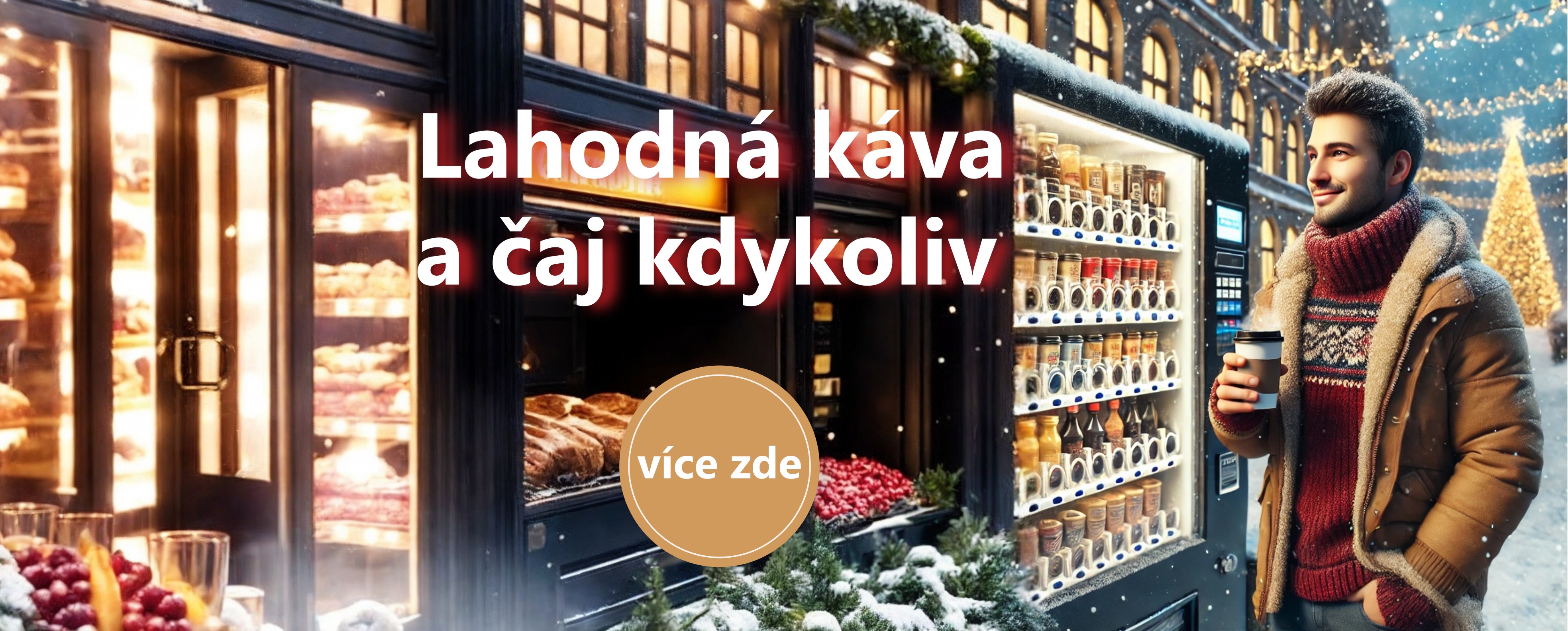 Lahodná káva a čaj kdykoliv