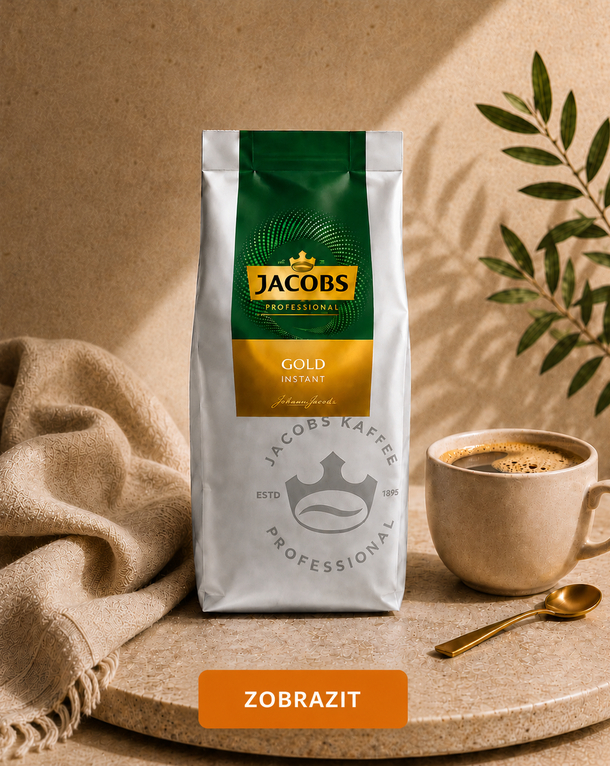 JACOBS GOLD instantní káva 500g (freeze dried)