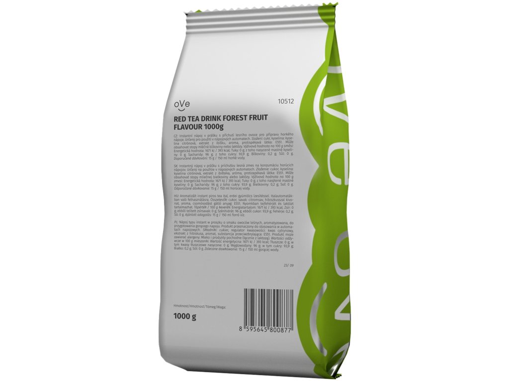 oVe RED TEA DRINK FOREST FRUIT FLAVOUR 1000 g