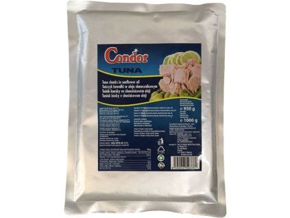tuňák kousky Condor 1000g