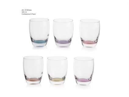 malovane sklenice art 8108 ASS