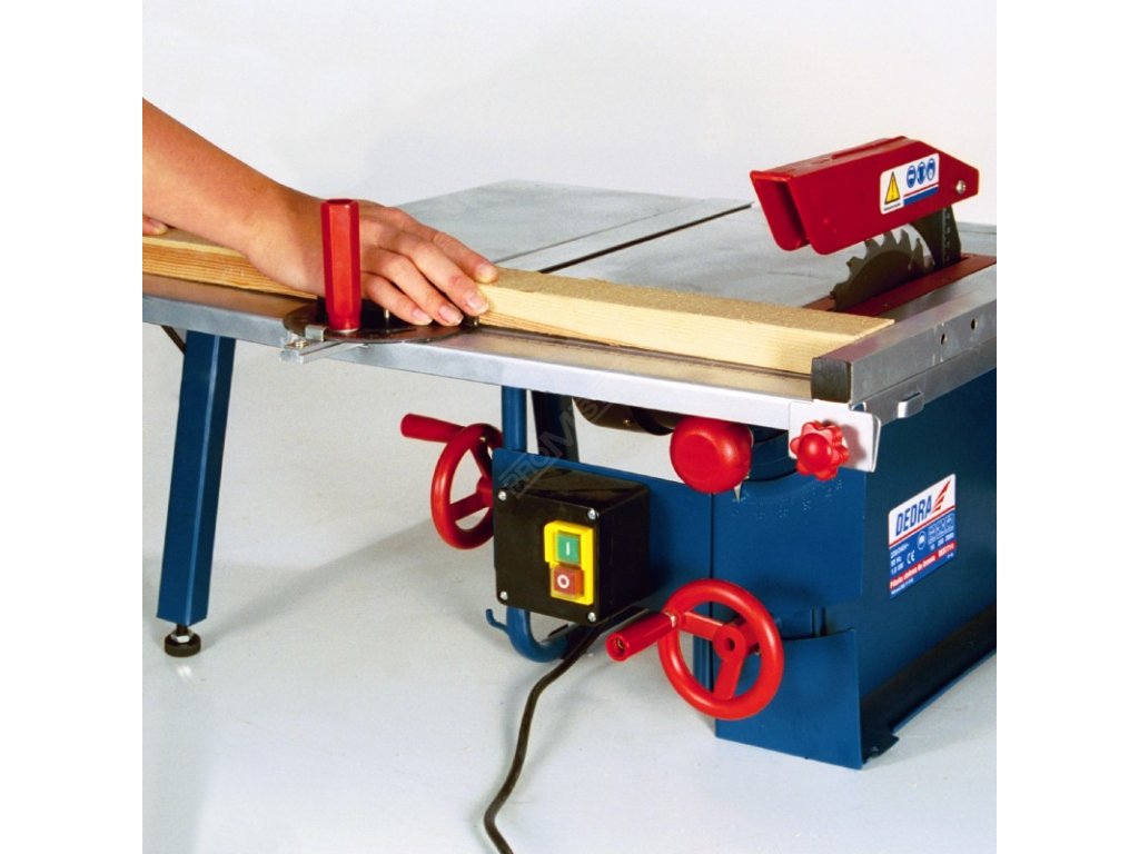 Multifunkční stolní kotoučová pila na dřevo 1000 W, kotouč 205 x16 mm DEDRA DED7714 + Dárek, servis bez starostí v hodnotě 300Kč