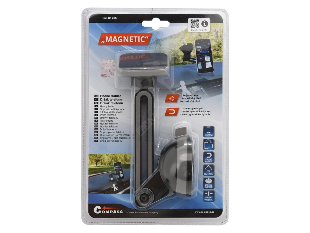Držák telefonu 15cm rameno magnetický Compass 06266