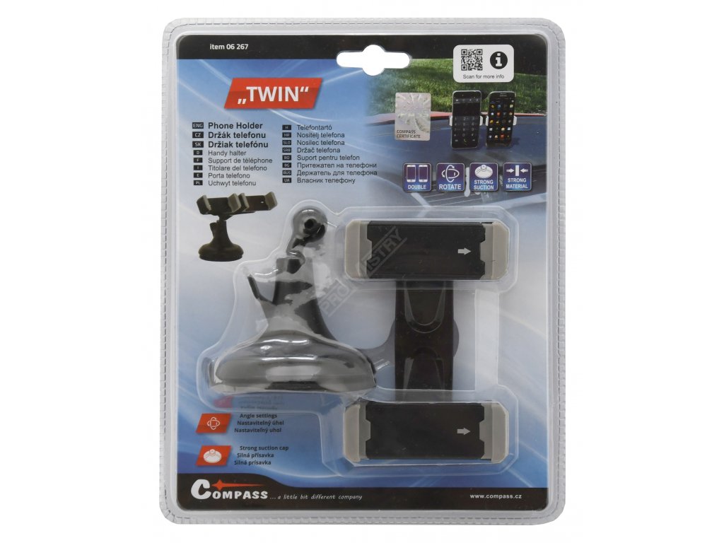 Držák telefonu TWIN Compass 06267