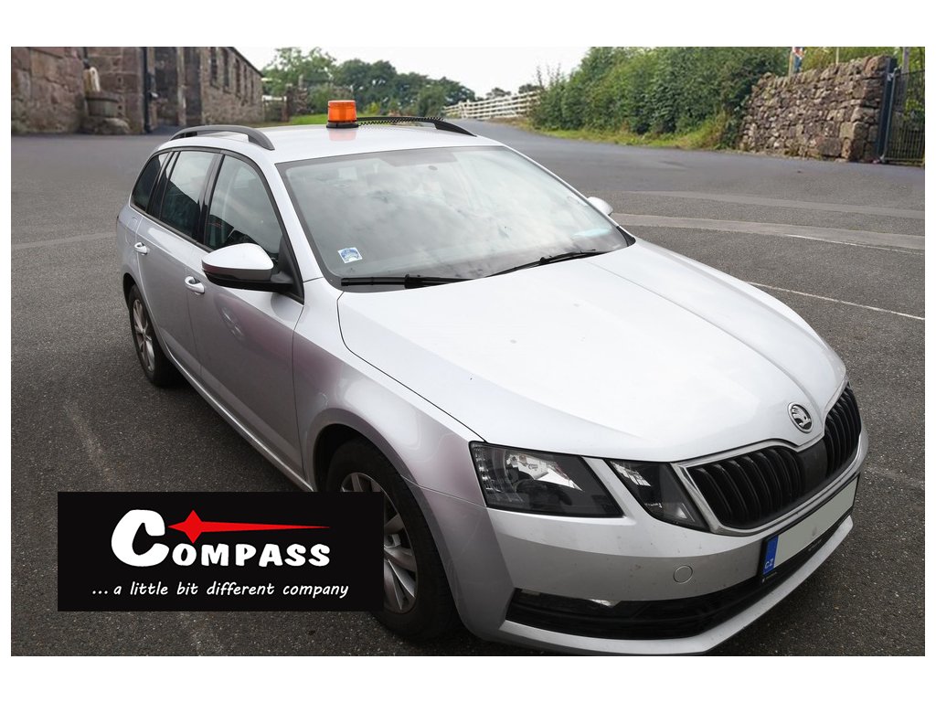 Maják 40LED 12V oranžový Compass 08908