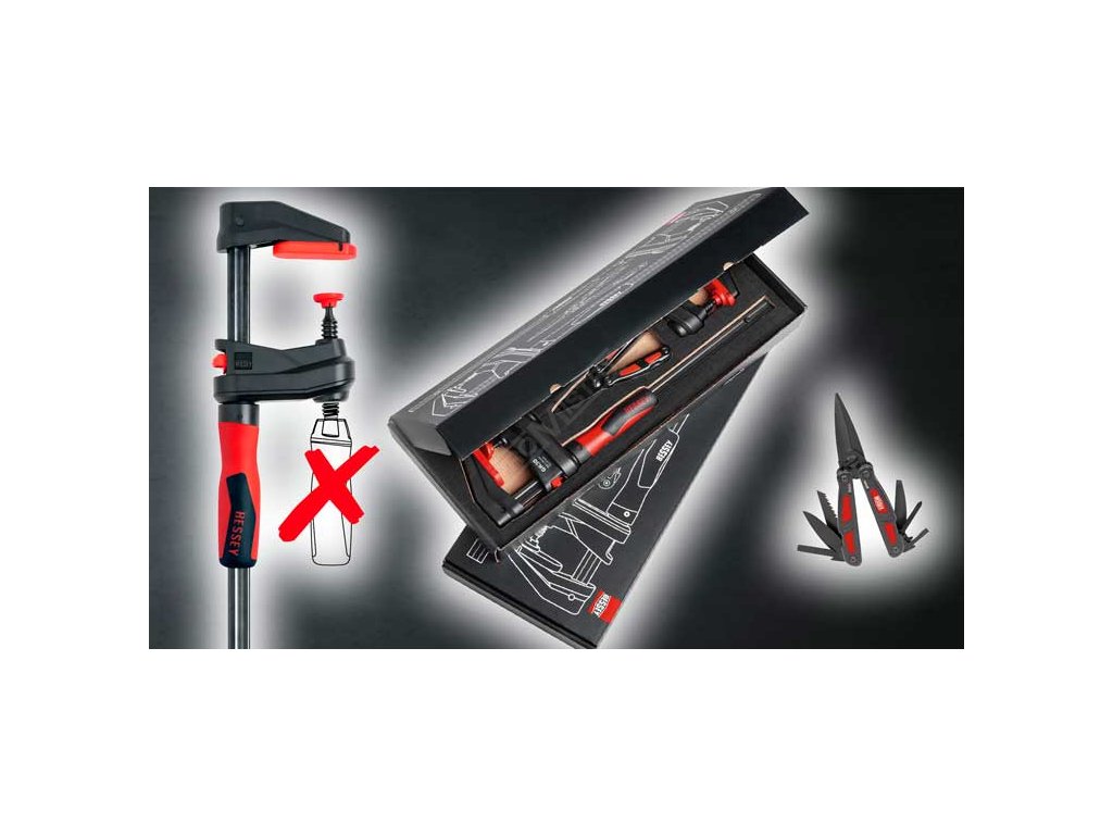 Sada 2x GK30 GearKlamp + multifunkční nůžky BESSEY GK30-SET + Dárek, servis bez starostí v hodnotě 300Kč