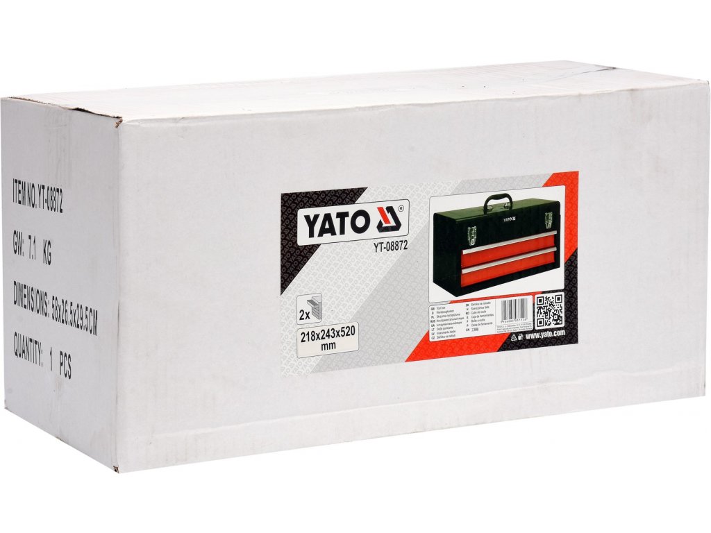 Skříňka na nářadí, 2x zásuvka Yato YT-08872 + Dárek, servis bez starostí v hodnotě 300Kč
