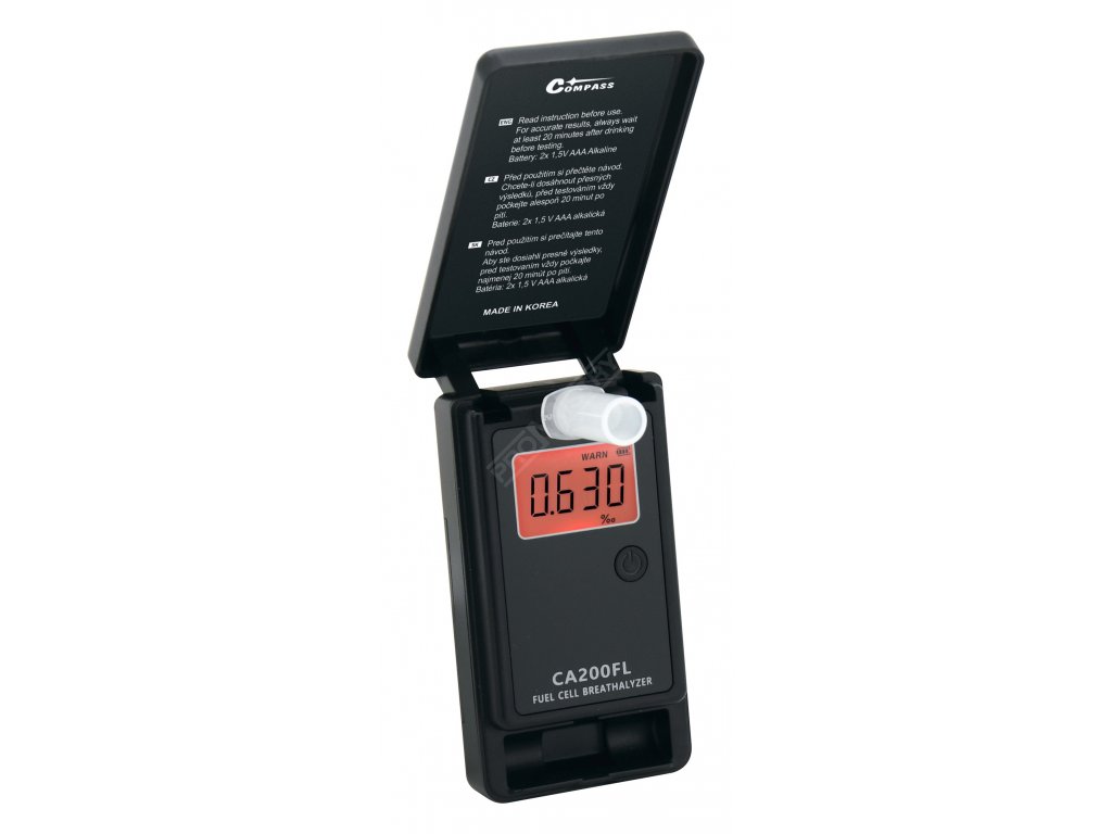 Alkohol tester AlcoZero3 - elektrochemický senzor (CA200FL) Compass 01908 + Dárek, servis bez starostí v hodnotě 300Kč