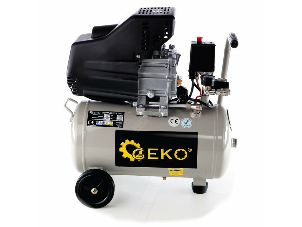 Kompresor olejový, 24l GEKO nářadí G80300 + Dárek, servis bez starostí v hodnotě 300Kč