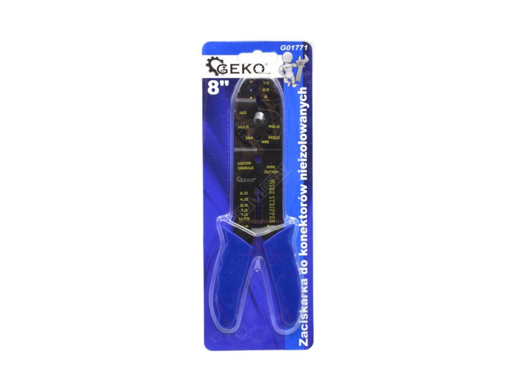 Kleště na odizolování kabelů, 8" GEKO nářadí G01771