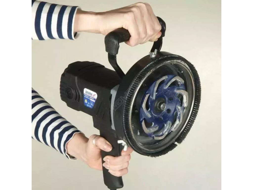 Fréza - bruska na beton 1500W, kotouč 125 - 140 mm DEDRA DED7747 + Dárek, servis bez starostí v hodnotě 300Kč