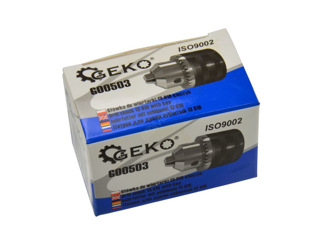 Sklíčidlo do vrtačky, 1,5-13mm, B16 GEKO nářadí G00503