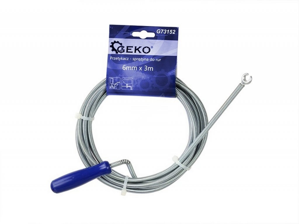 Pero protahovací na čištění odpadů, 3m x O 6mm GEKO nářadí G73152