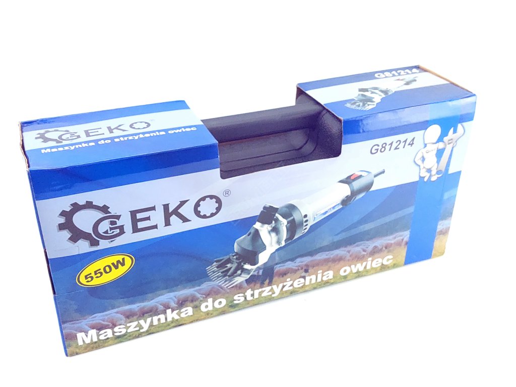 Stříhací strojek / nůžky na ovce 550W, 2400 kmitů GEKO nářadí G81214 + Dárek, servis bez starostí v hodnotě 300Kč