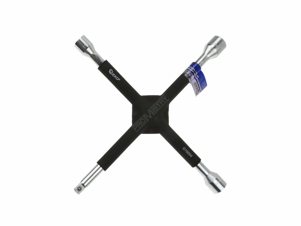 Křížový klíč na kola 17, 19, 21mm, 1/2" GEKO nářadí G10054