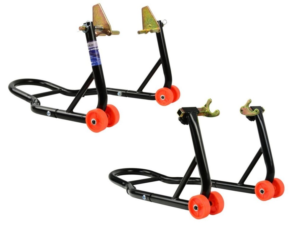 Set stojanů na motocykl GEKO nářadí G02167 + Dárek, servis bez starostí v hodnotě 300Kč