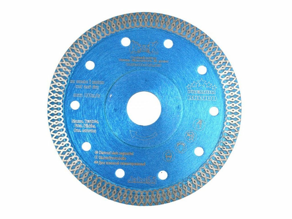 Diamantový lisovaný kotouč 125 x 10 x 22,23mm GEKO nářadí RK0100