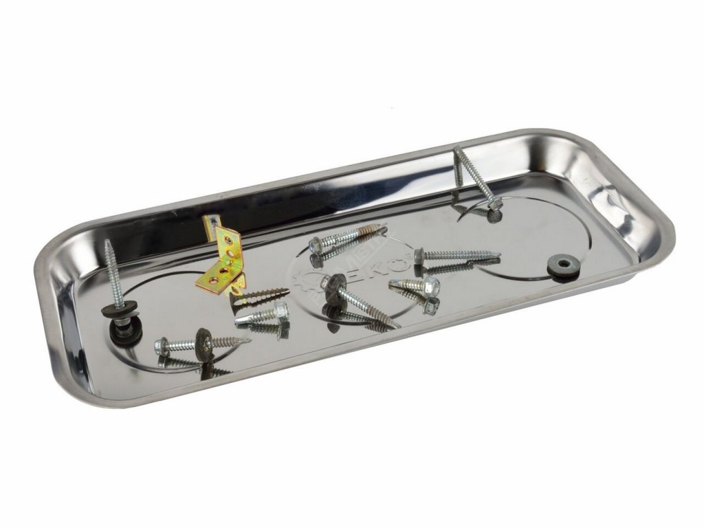 Obdélníková magnetická miska 158x358mm GEKO nářadí G03201