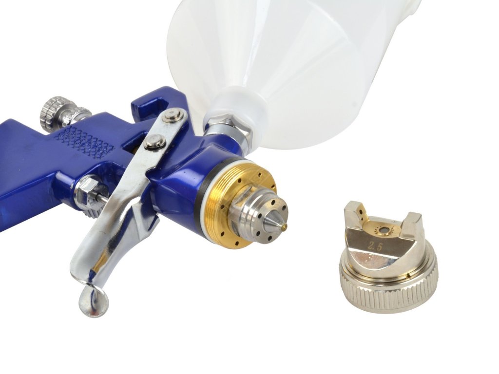 Pistole stříkací HVLP 2,5mm, 600ml GEKO nářadí G01168