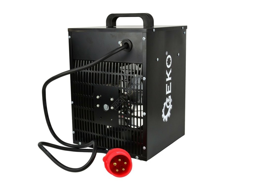 Elektrický ohřívač vzduchu s ventilátorem 5kW GEKO nářadí G80402 + Dárek, servis bez starostí v hodnotě 300Kč