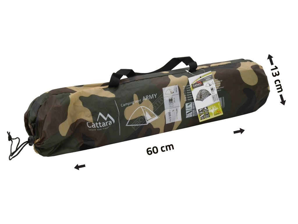 Stan ARMY pro 2 osoby 200x120x100cm PU2000mm Cattara 13352