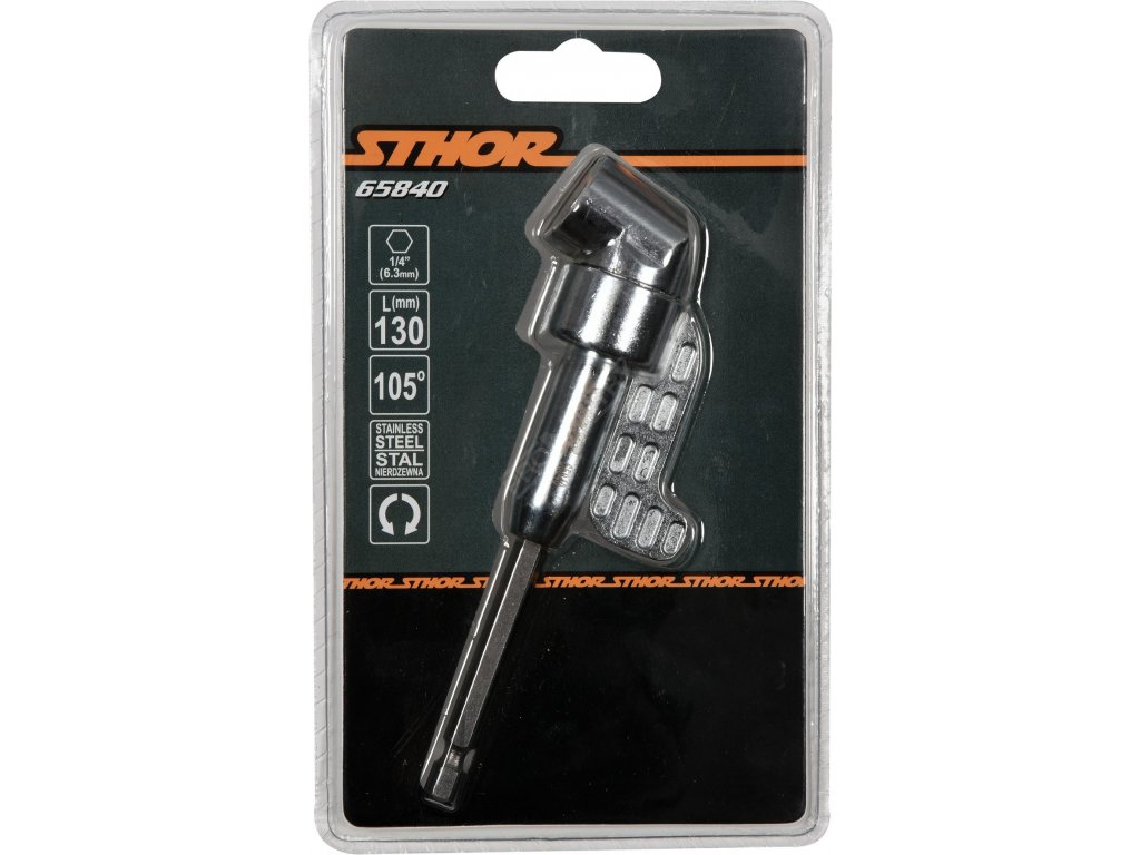 Úhlový nástavec 1/4" Sthor TO-65840