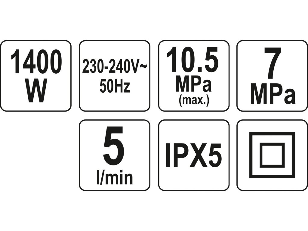 Vysokotlaký čistič 1400W 105BAR Yato YT-85910 + Dárek, servis bez starostí v hodnotě 300Kč