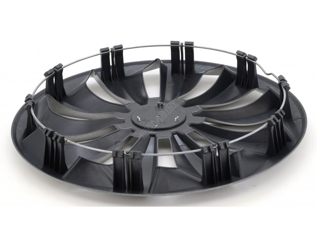 Kryty kol 14" FOX RING SILVER/BLACK (sada 4 ks) Compass 32362