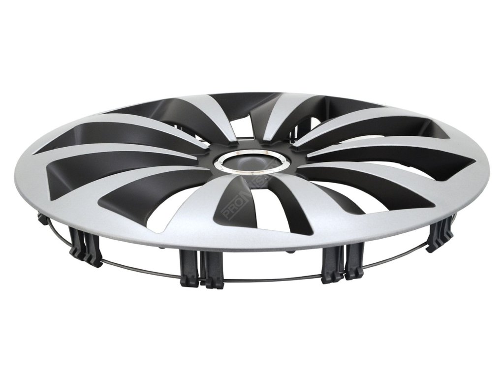 Kryty kol 16" FOX RING SILVER/BLACK (sada 4 ks) Compass 32364 + Dárek, servis bez starostí v hodnotě 300Kč