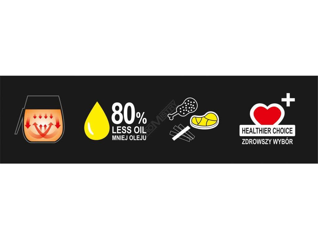 Horkovzdušná fritéza 2,4L 1300W LUND TO-67570 + Dárek, servis bez starostí v hodnotě 300Kč