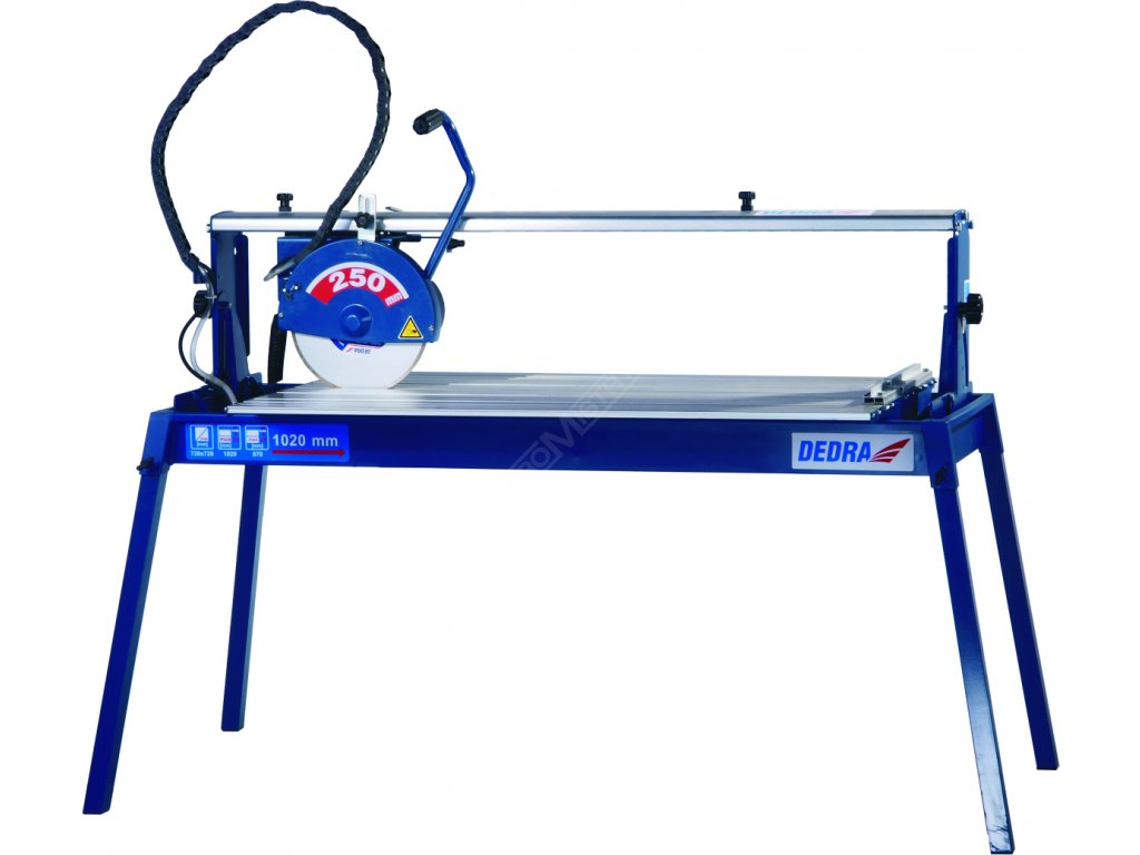 Elektrická řezačka na dlažbu a obklady 1100 W, kotouč 250 x 25,4mm, posuvná hlavice - řez 1020 mm DEDRA DED7824 + Dárek, servis bez starostí v hodnotě 300Kč