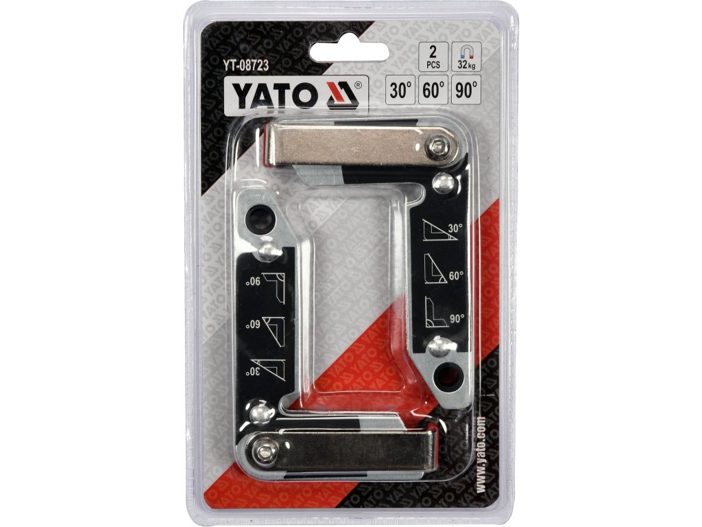 Magnetické držáky svářečské 2ks 32kg Yato YT-08723