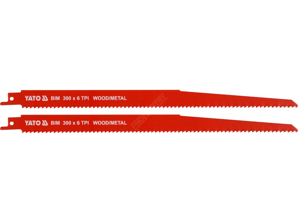 Pilové listy BIM 300MM 6TPI 2ks Yato YT-33935