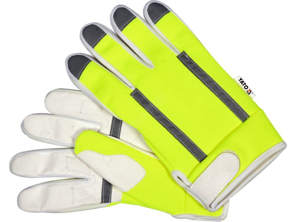 Rukavice s reflexními prvky Velikost XL Yato YT-74670