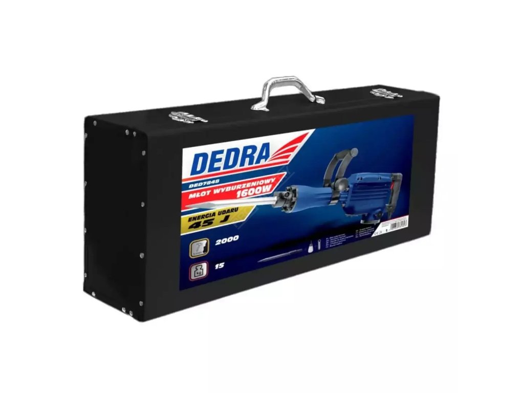 Bourací kladivo 1600 W, 15 Kg DEDRA DED7848 + Dárek, servis bez starostí v hodnotě 300Kč