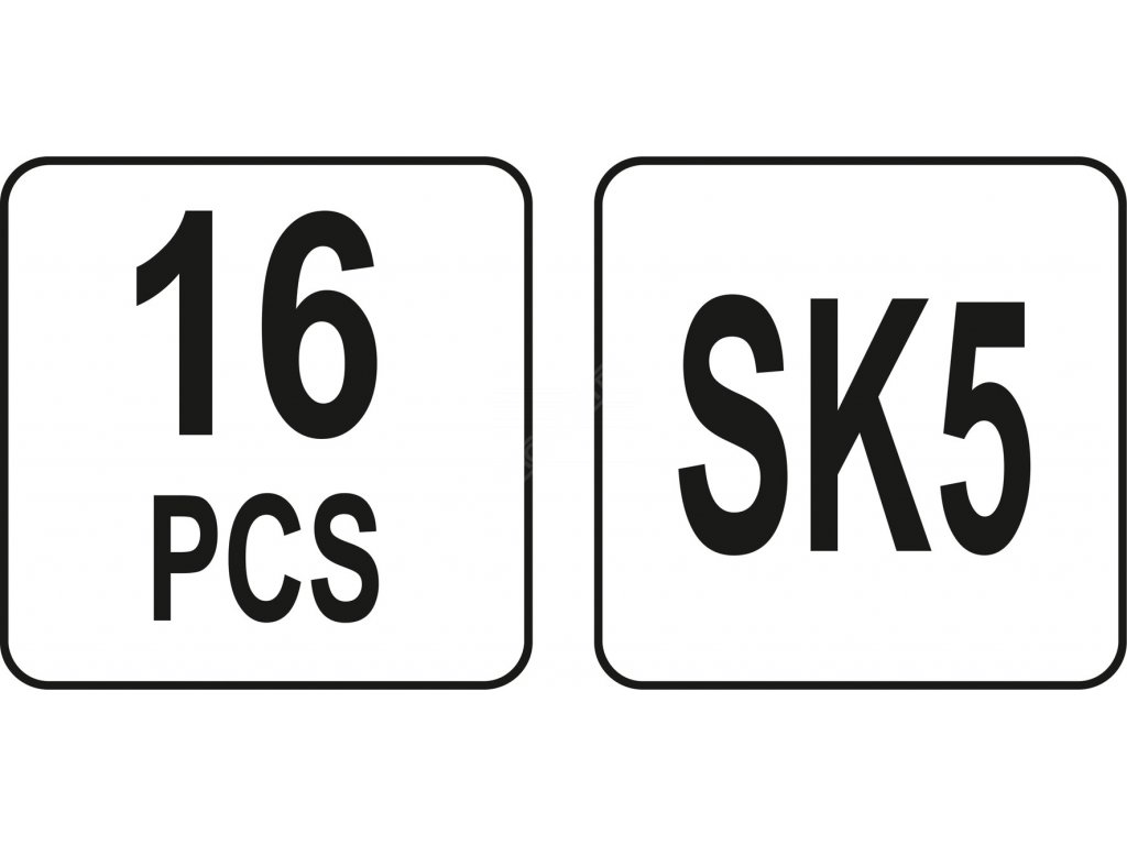 Nůž řezný precizní sada 16 dílů Yato YT-75370