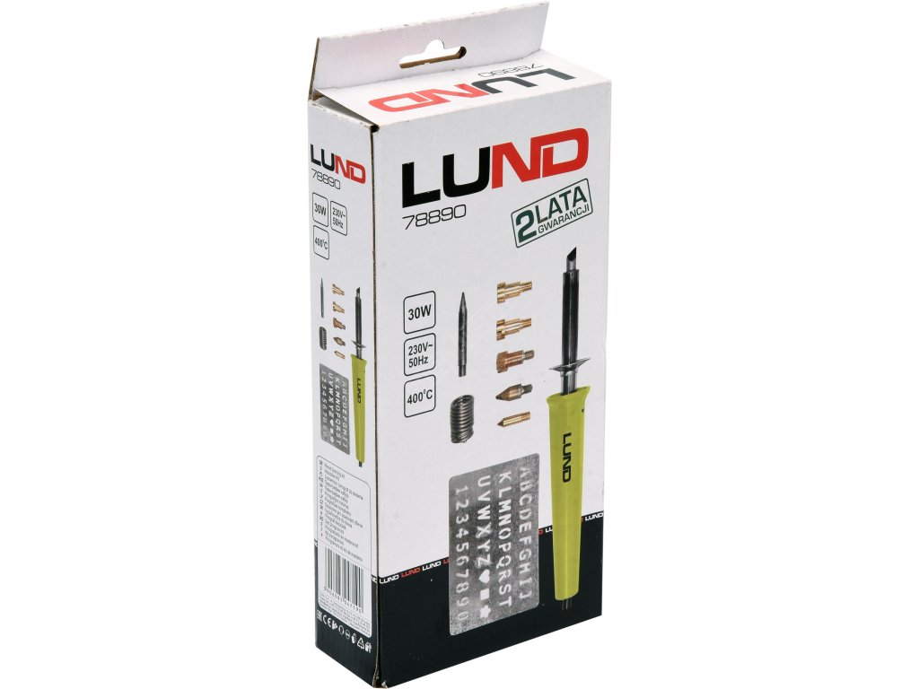Pyrograf na dřevo s pájkou sada 11 ks LUND TO-78890
