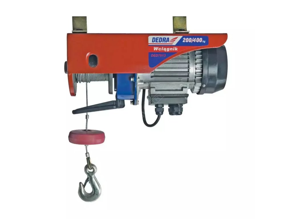 Elektrický naviják 1000 W 200/400 kg DEDRA DED7913 + Dárek, servis bez starostí v hodnotě 300Kč