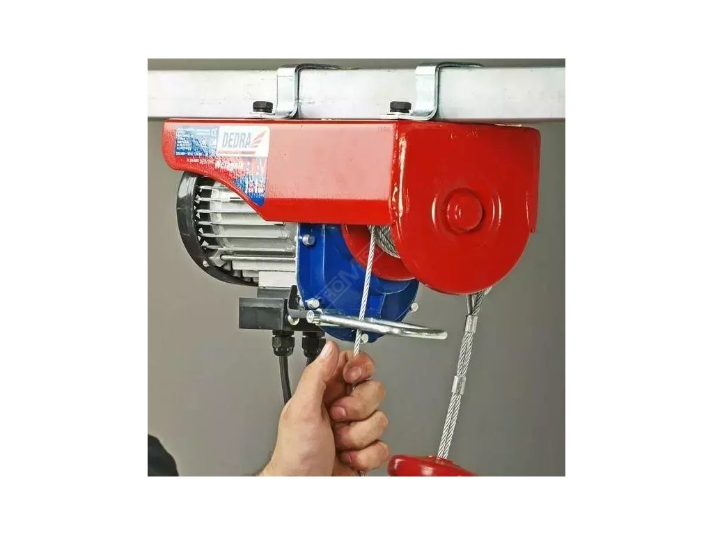 Elektrický naviják 1000 W 200/400 kg DEDRA DED7913 + Dárek, servis bez starostí v hodnotě 300Kč