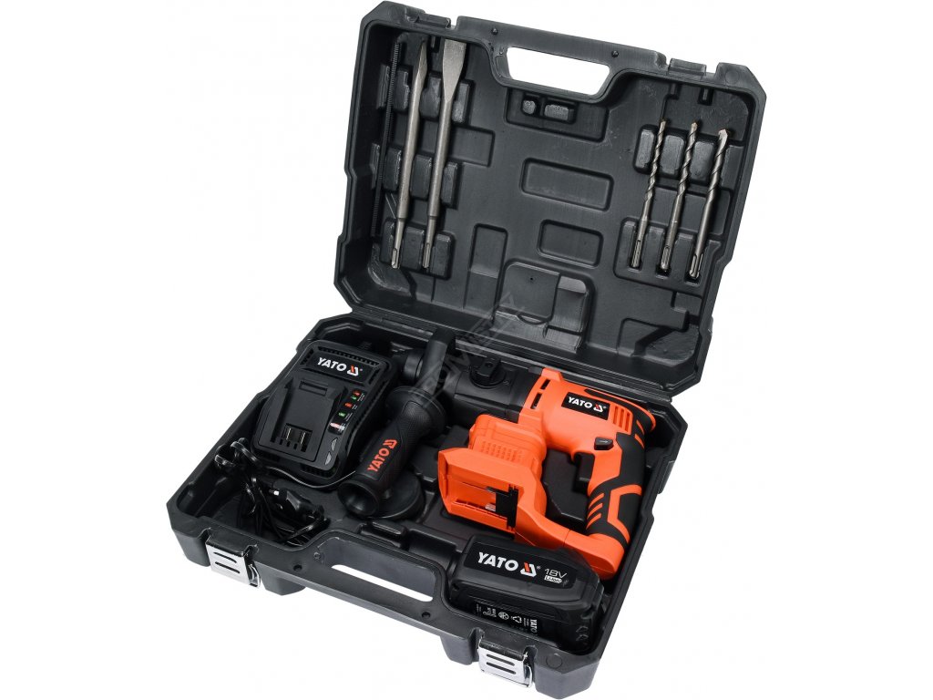 Vrtací kladivo 18V SDS-plus 3,0 Ah Yato YT-82770 + Dárek, servis bez starostí v hodnotě 300Kč