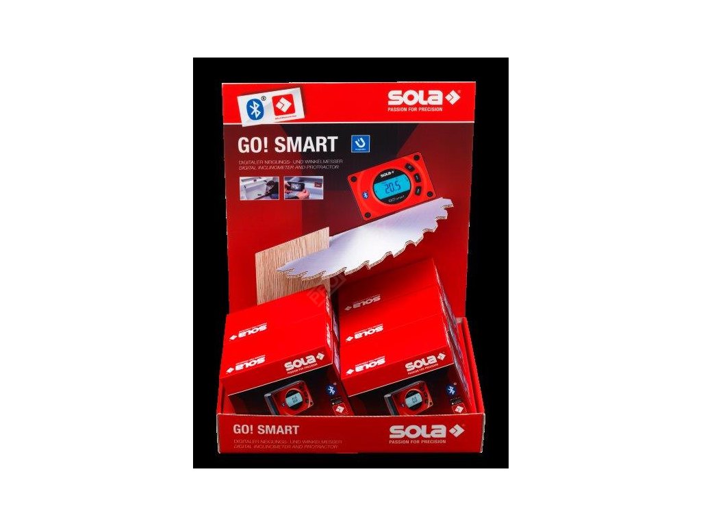 GO! SMART Digitalní vodováha 8cm SOLA 01483001 + Dárek, servis bez starostí v hodnotě 300Kč