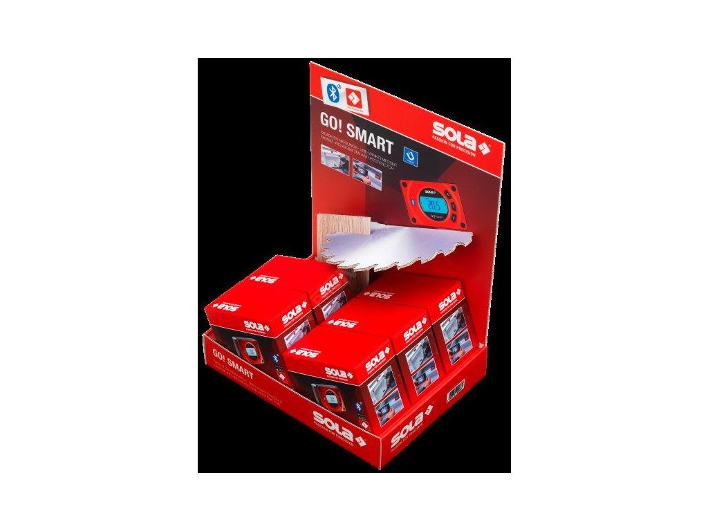 GO! SMART Digitalní vodováha 8cm SOLA 01483001 + Dárek, servis bez starostí v hodnotě 300Kč