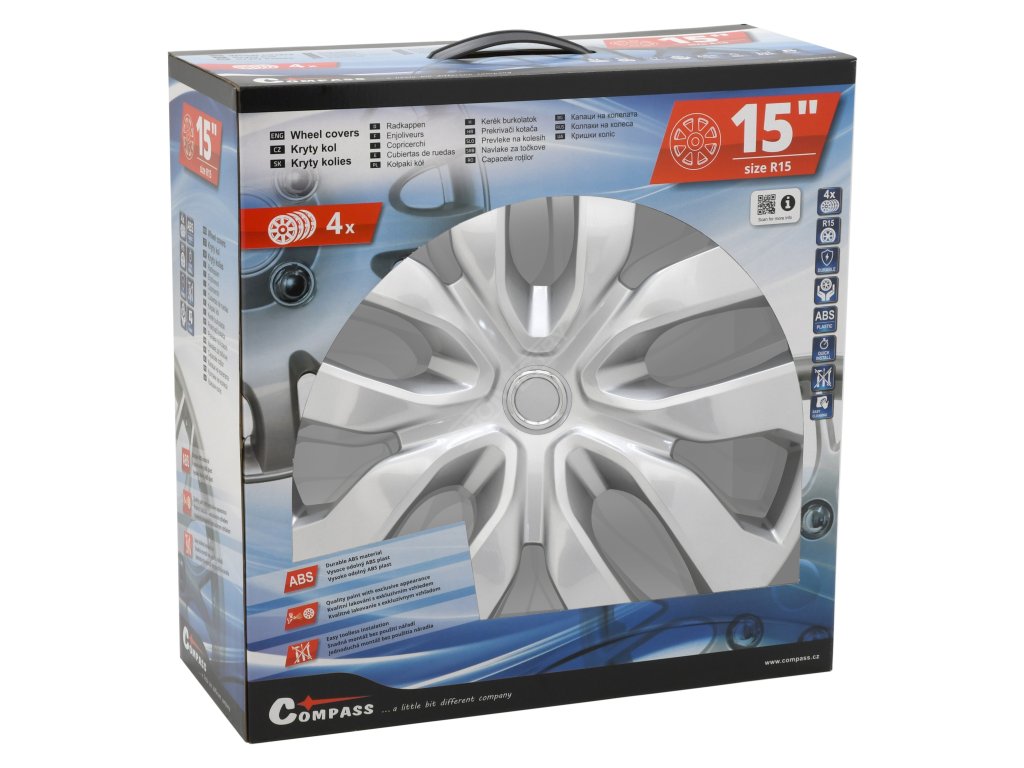 Kryty kol ARIZONA 15" (sada) Compass 32431 + Dárek, servis bez starostí v hodnotě 300Kč